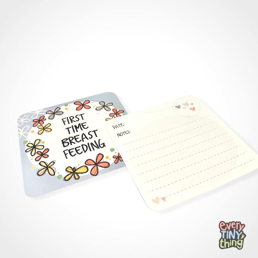 Every Tiny Thing NICU photo cards collection spread shows the milestone set.