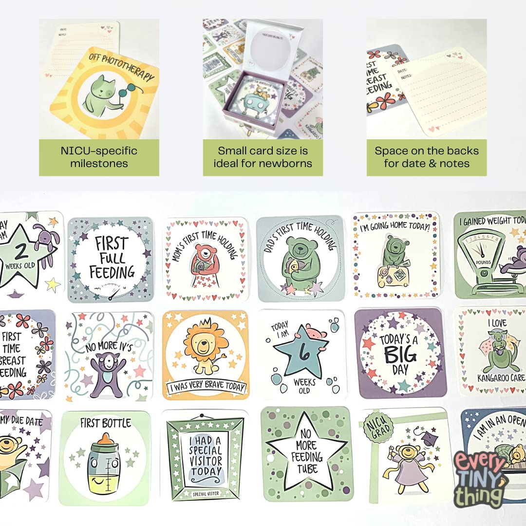 Every Tiny Thing NICU photo cards gift-ready packaging is perfect for gifting.