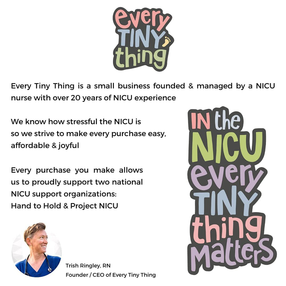 Every Tiny Thing NICU photo cards in use showcase simple milestone capture.