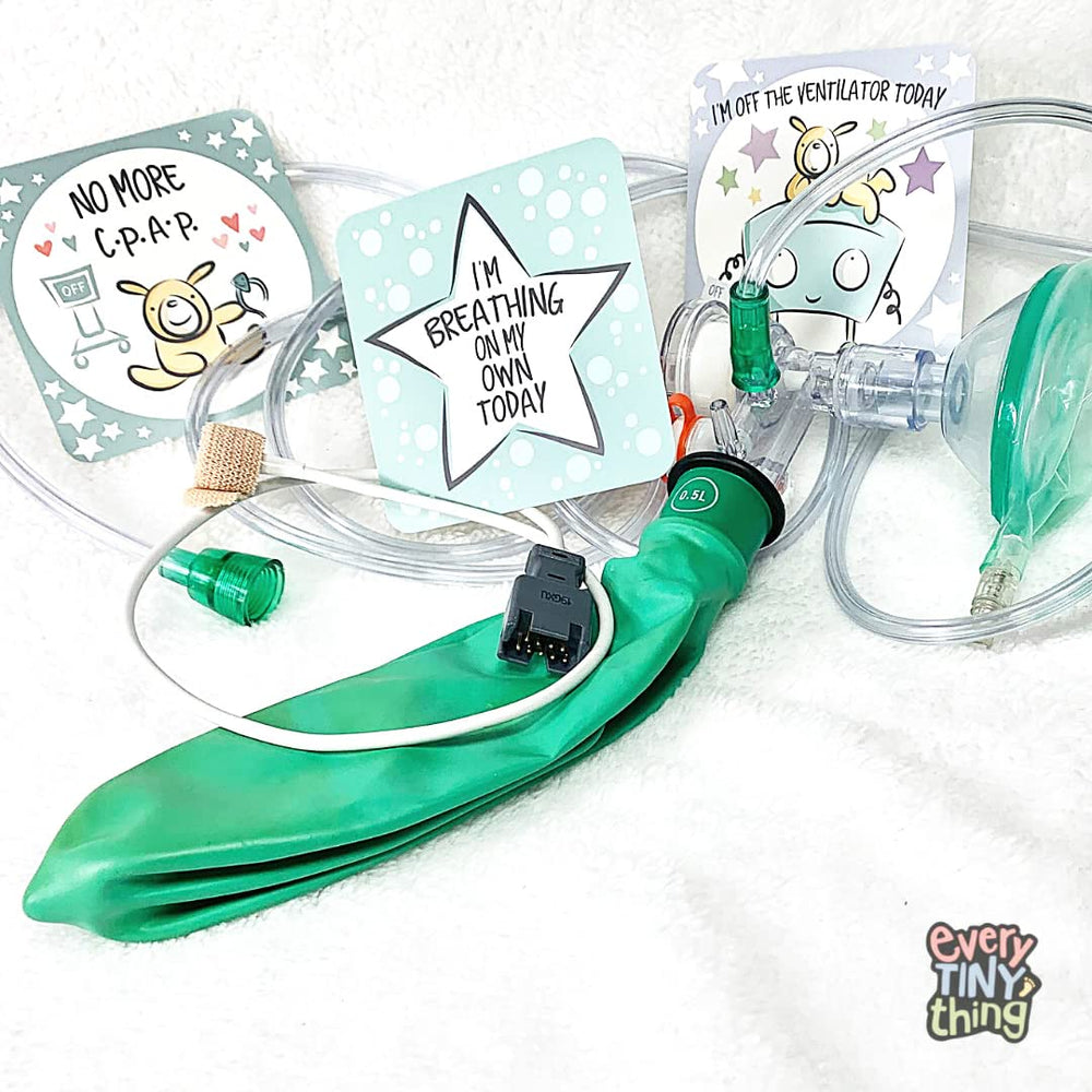Every Tiny Thing NICU photo cards preemie-friendly design supports NICU moments.