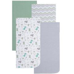 EVERYDAY KIDS soft flannel blanket with dinosaurs provides cozy newborn warmth.