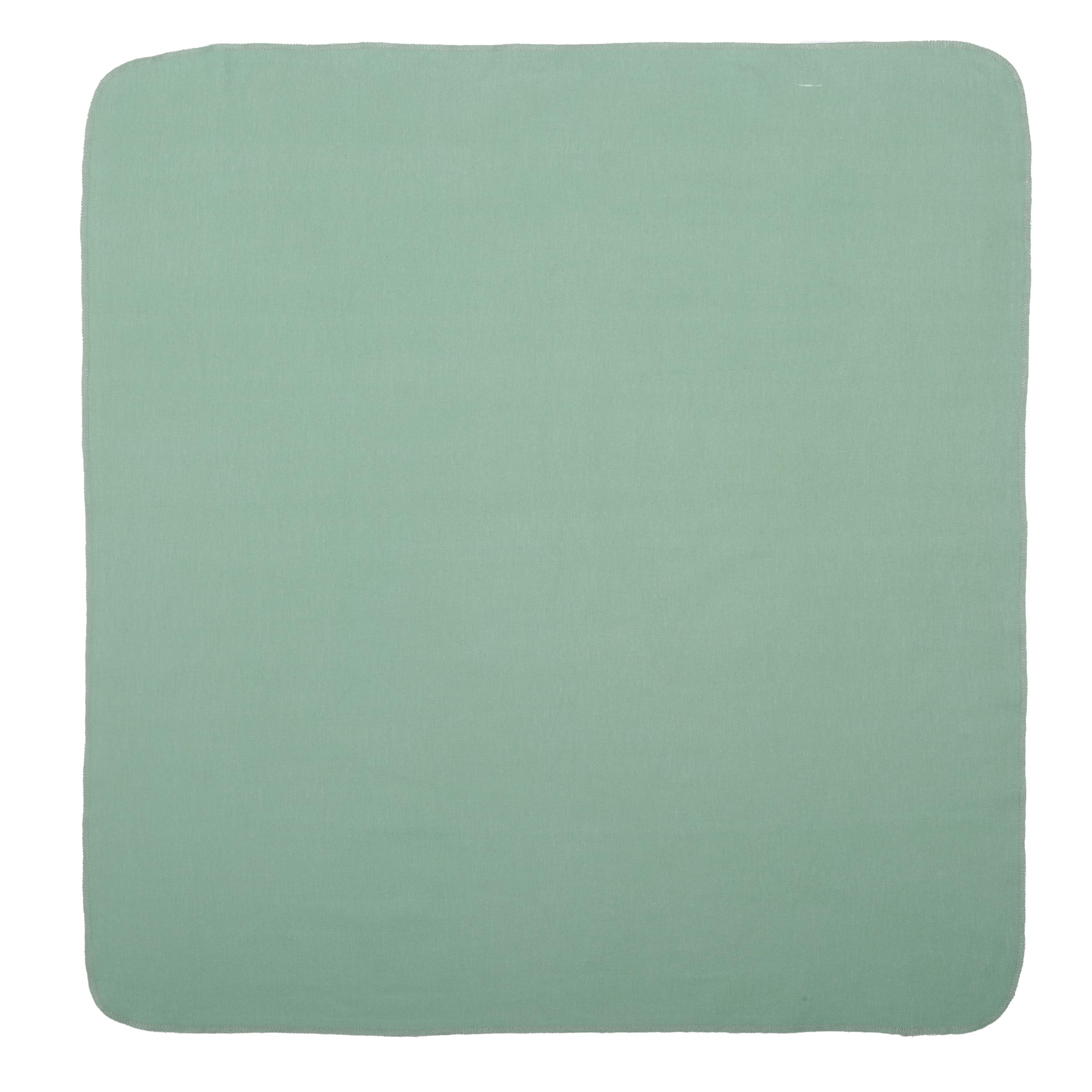 EVERYDAY KIDS solid gray blanket provides soft layering for nighttime naps.