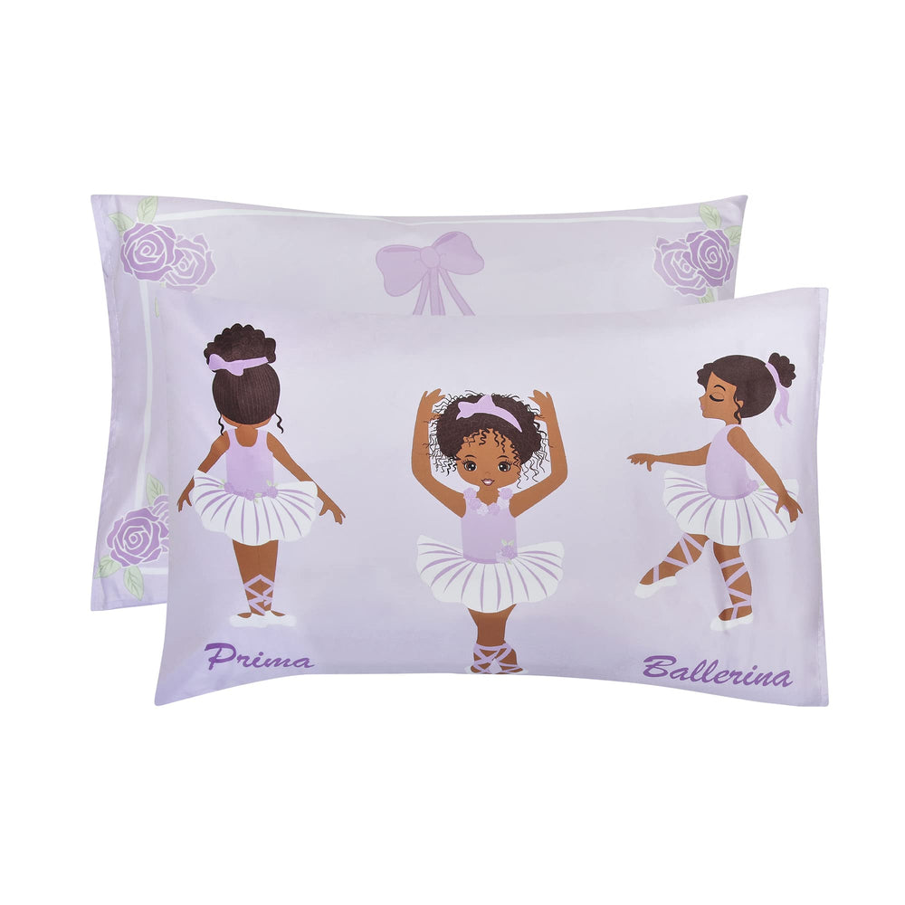 Care instructions for EVERYDAY KIDS African American Ballerina Toddler Sheets Set