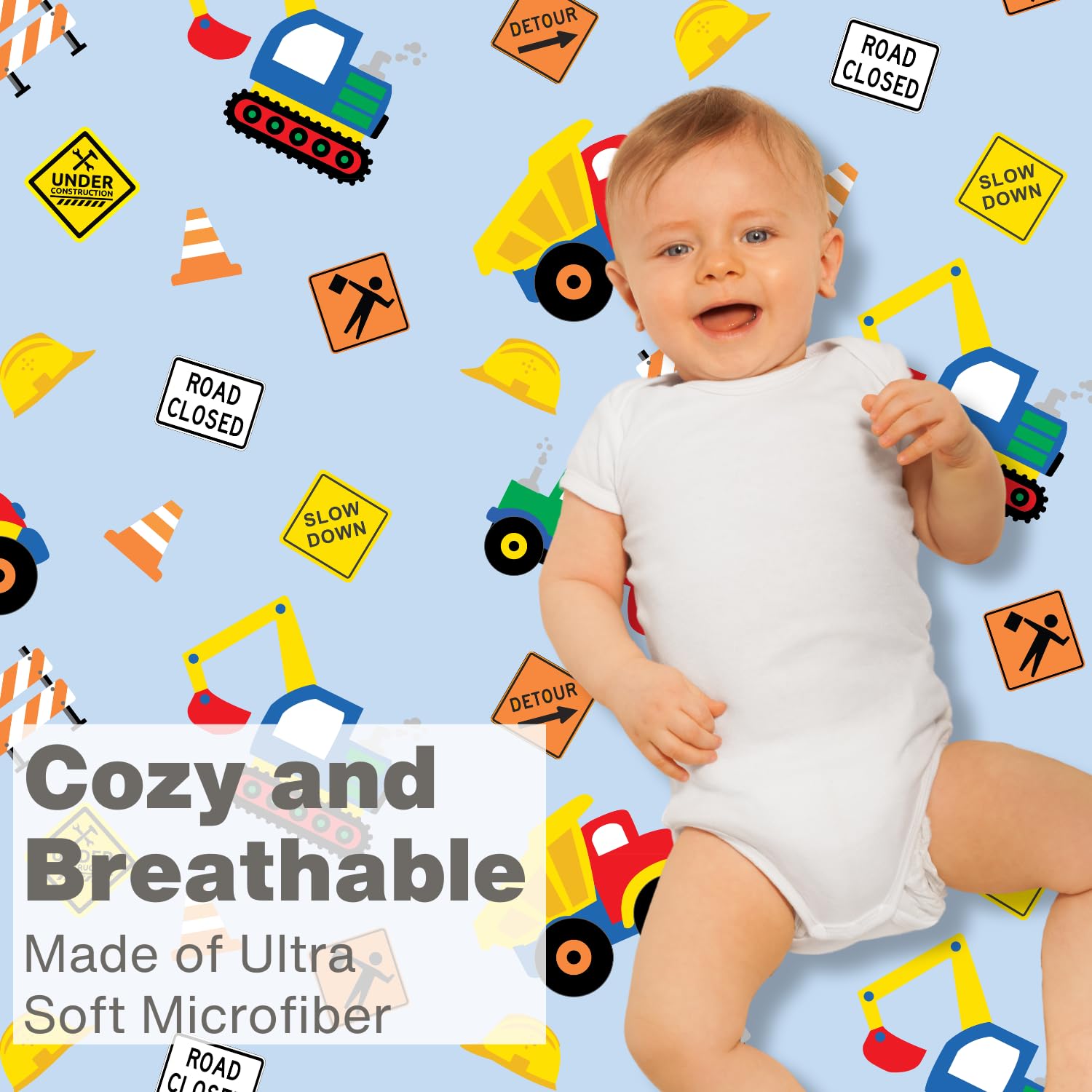 Everyday Kids baby-sheet-breathable-microfiber-01 delivers soft, breathable warmth for nap time.