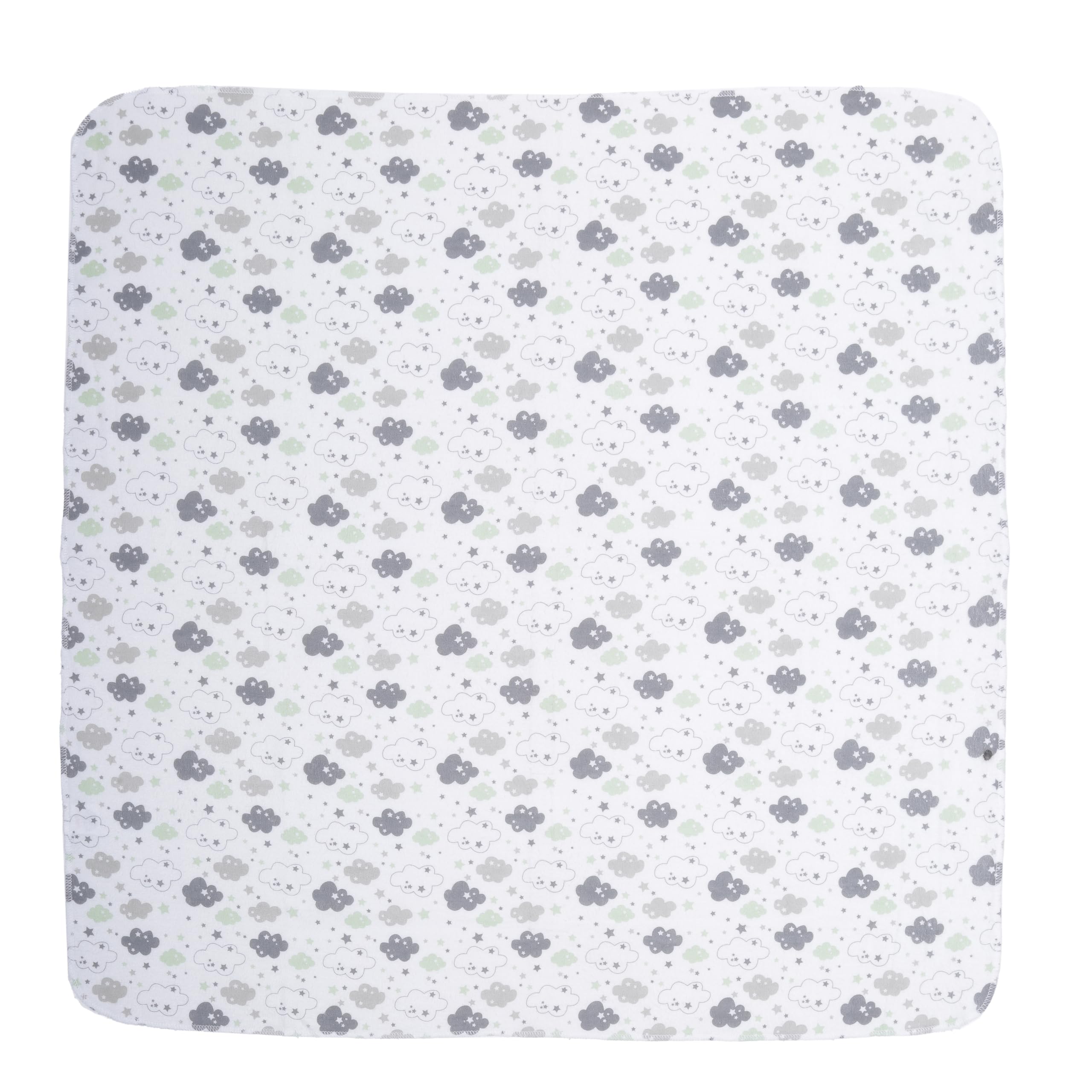 Everyday Kids baby swaddle blanket demonstrates easy wrapping and snug coverage.