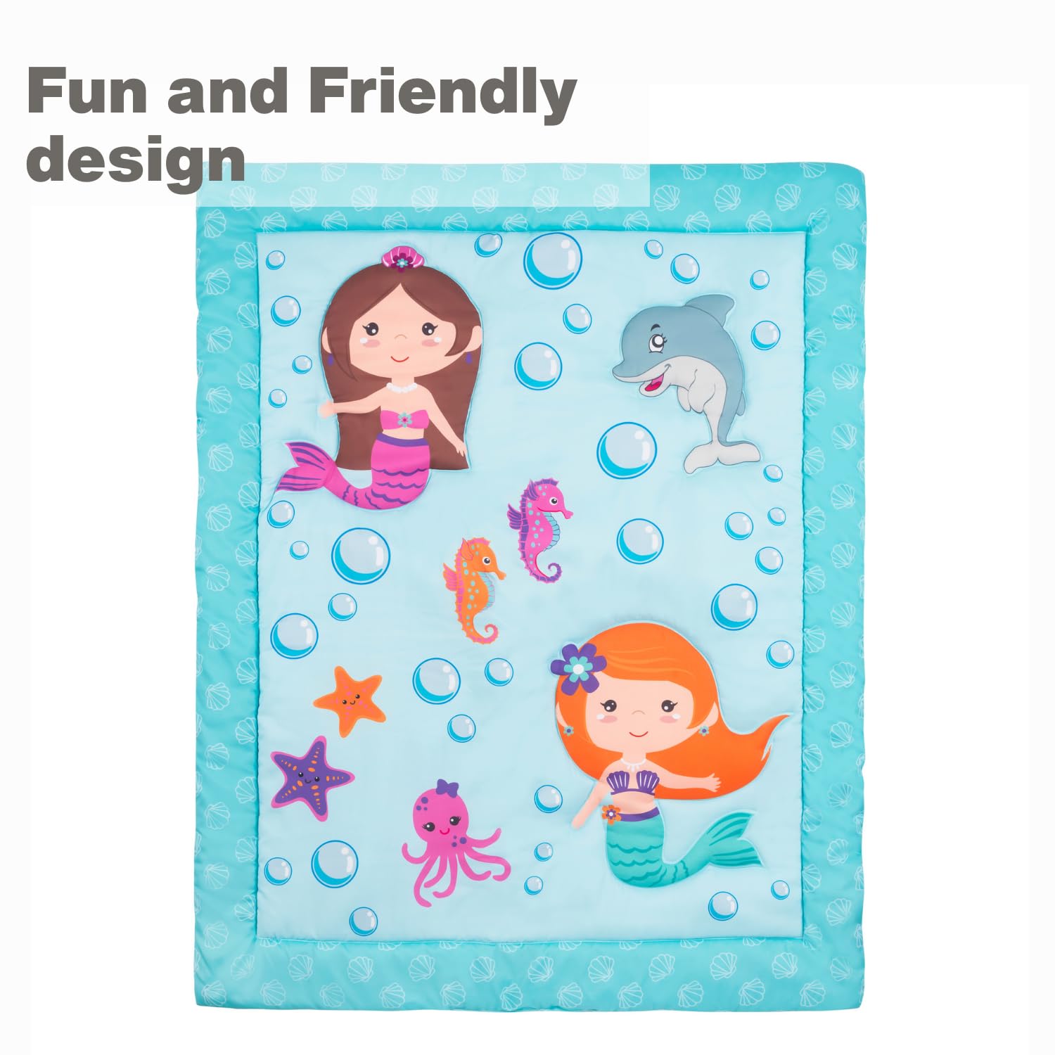 Everyday Kids bedtime scene undersea mermaids promotes calm imaginative sleep