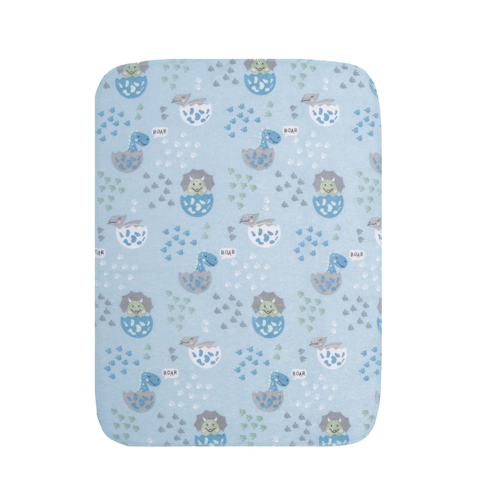 EVERYDAY KIDS solid-blue-green burp cloths offer timeless coverage for daily feeds