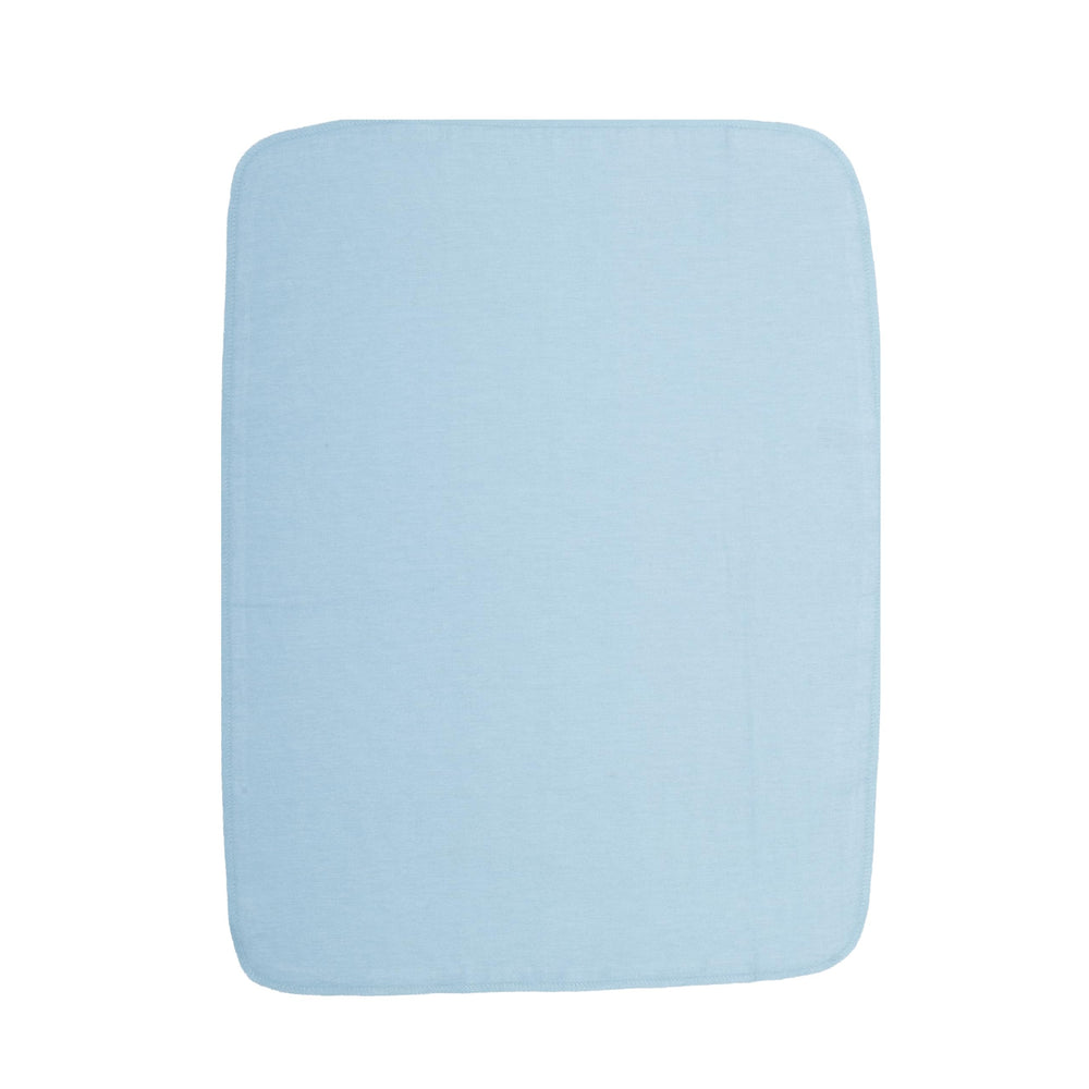 EVERYDAY KIDS solid-blue burp cloth keeps shoulders dry during feeding