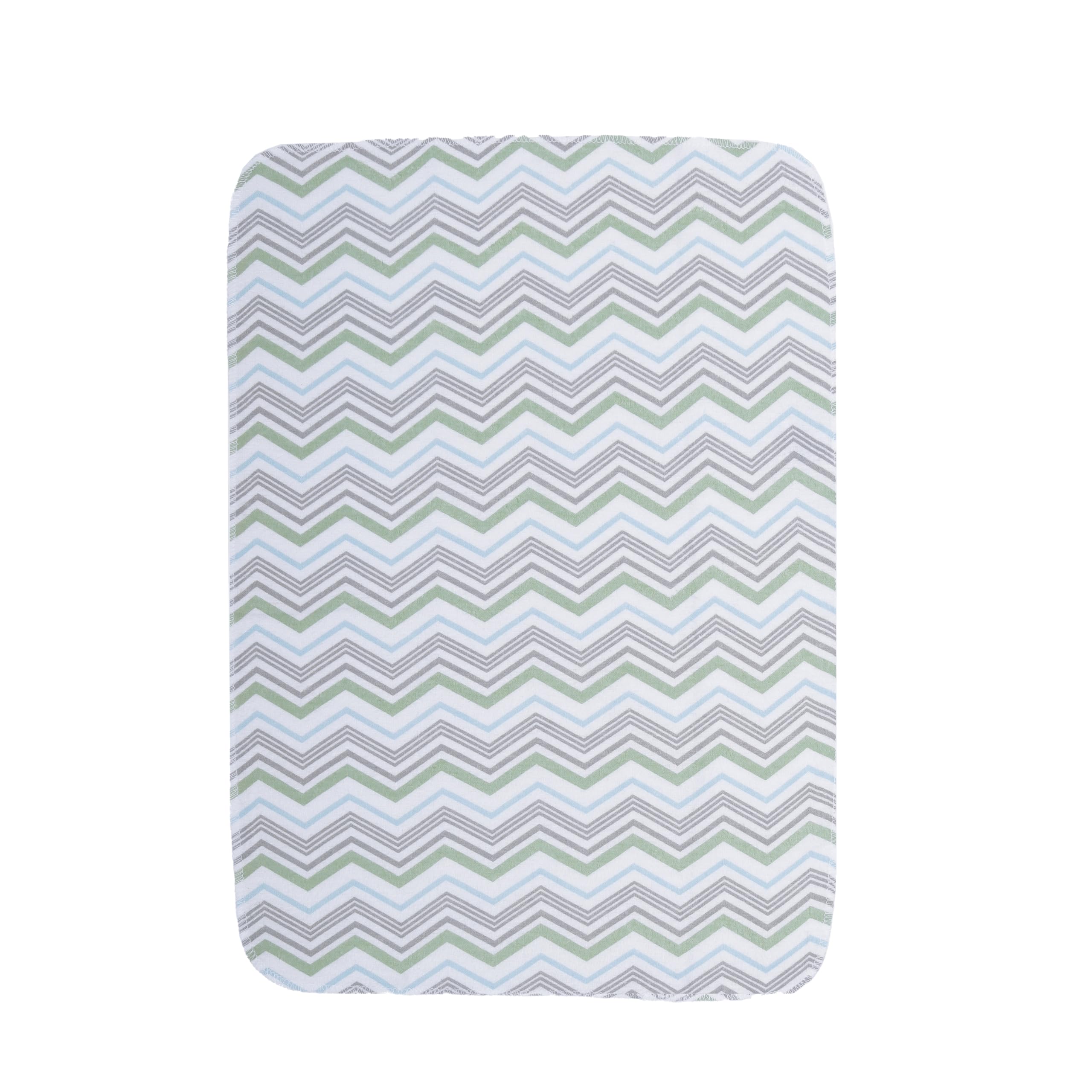 EVERYDAY KIDS solid-green burp cloths provide versatile use beyond burping
