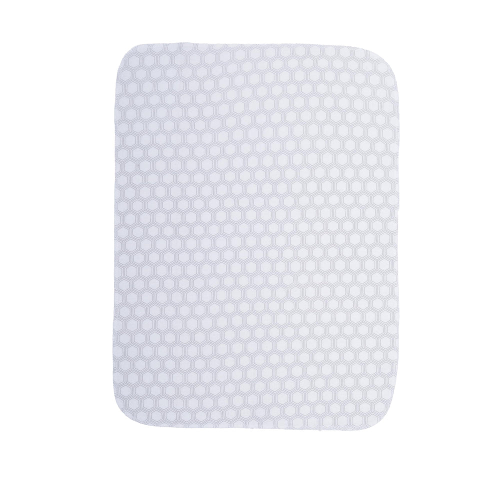Everyday Kids burp cloths solid orange second image demonstrates easy cleanup
