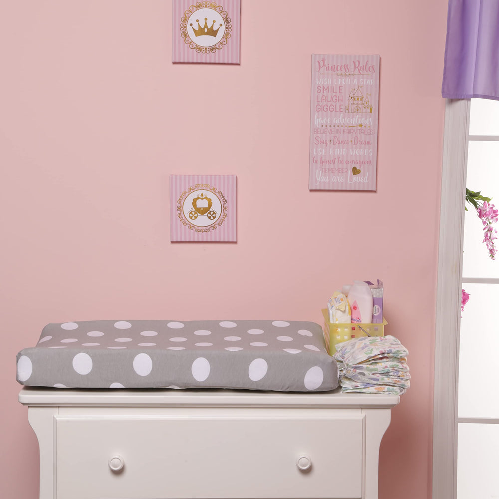 EVERYDAY KIDS changing pad cover breathable jersey-knit fabric for gentle skin contact