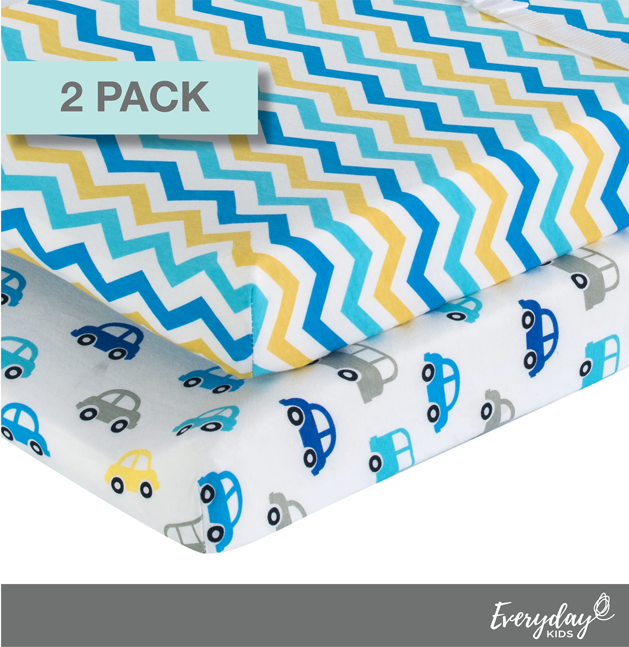 EVERYDAY KIDS color-fast fabric helps maintain vibrant designs through frequent machine washing.