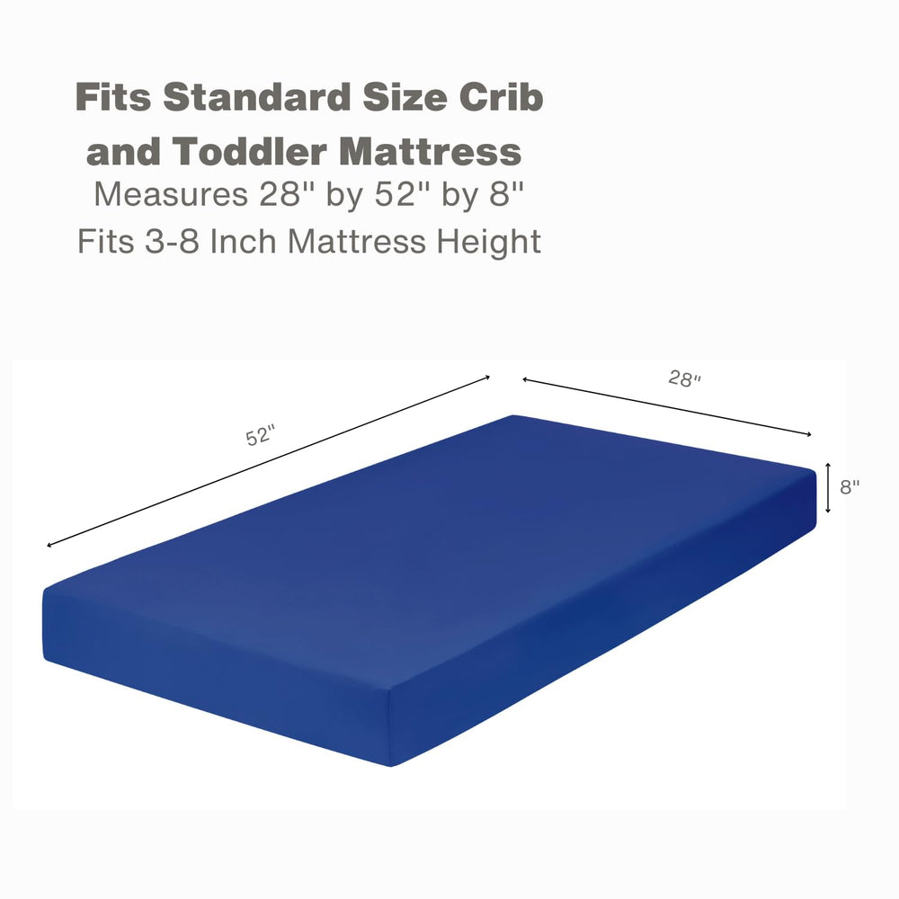 Everyday Kids color-varied royal blue option complements nursery decor