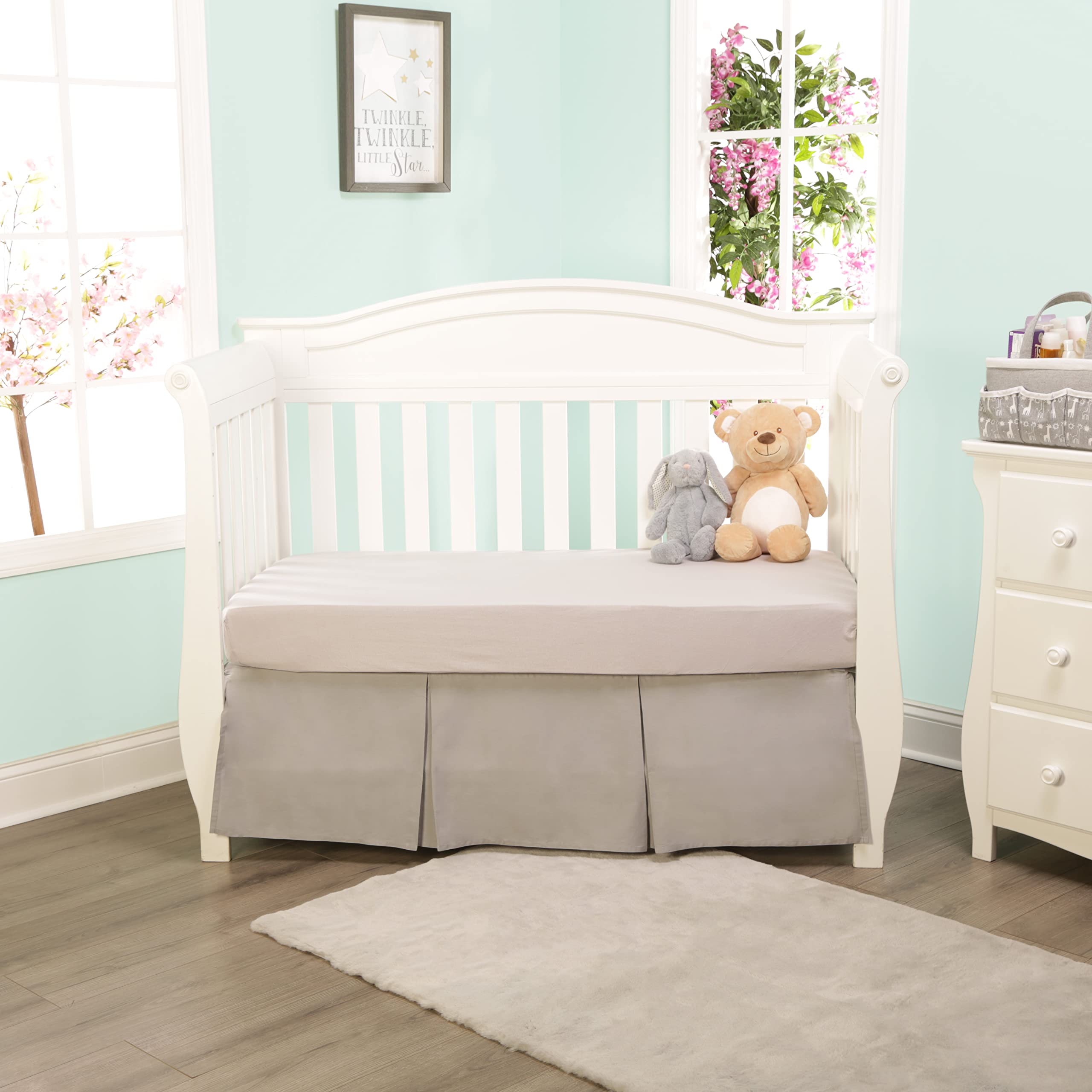 Everyday Kids 100% jersey knit cotton sheet offers pure comfort and breathable sleep nights.