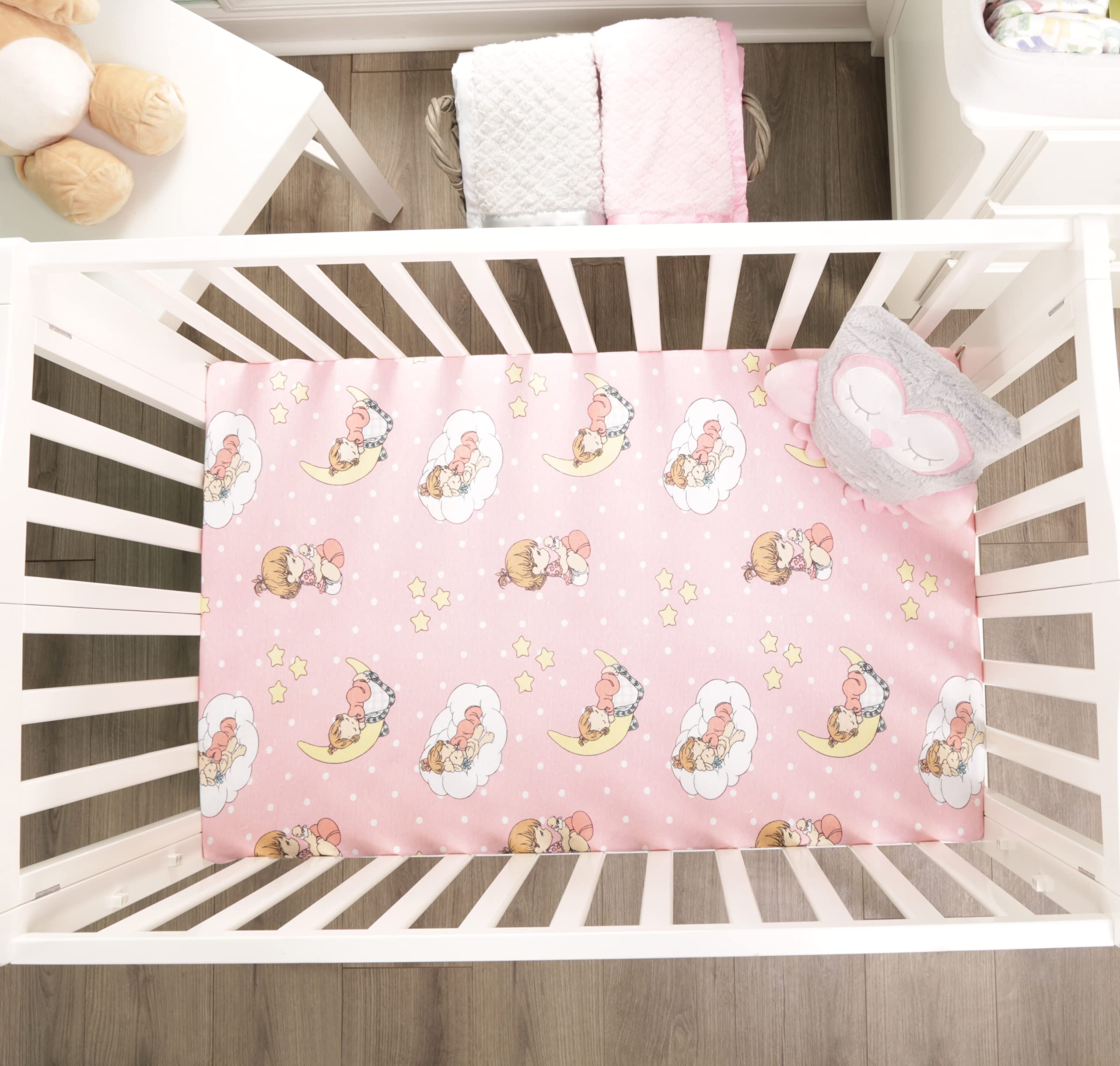 Everyday Kids nursery design room setup shows coordinating bedding harmony.