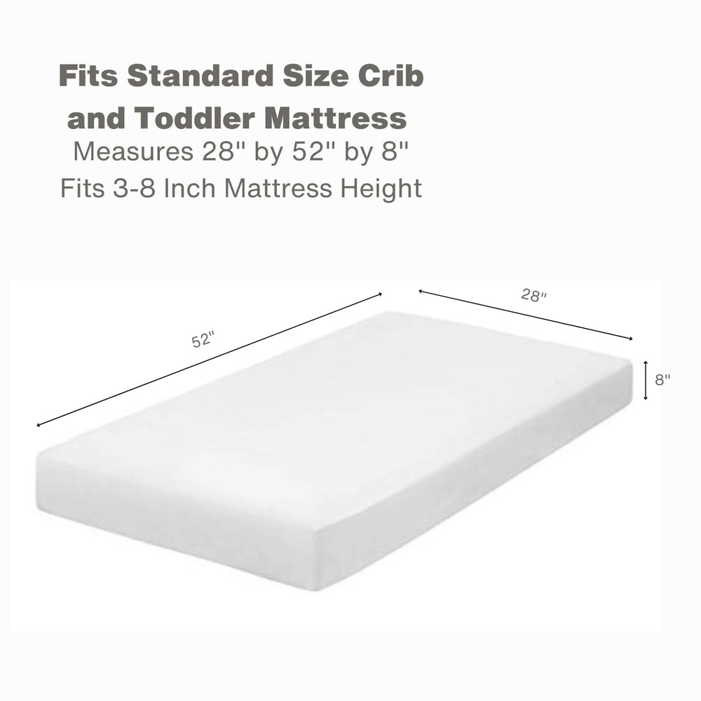 Everyday Kids nursery scene with white beige sheets for versatile styling