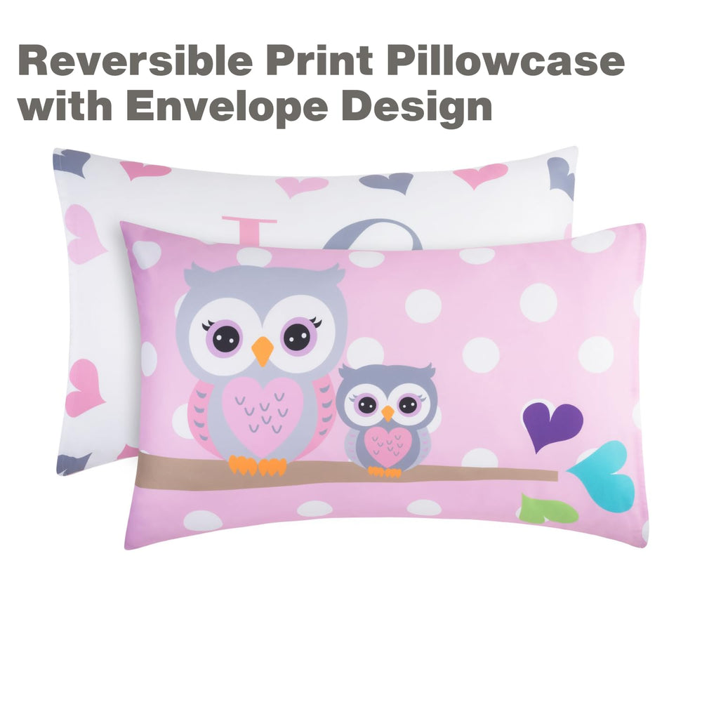 Everyday Kids owls colorful designs in a child's bedroom setup