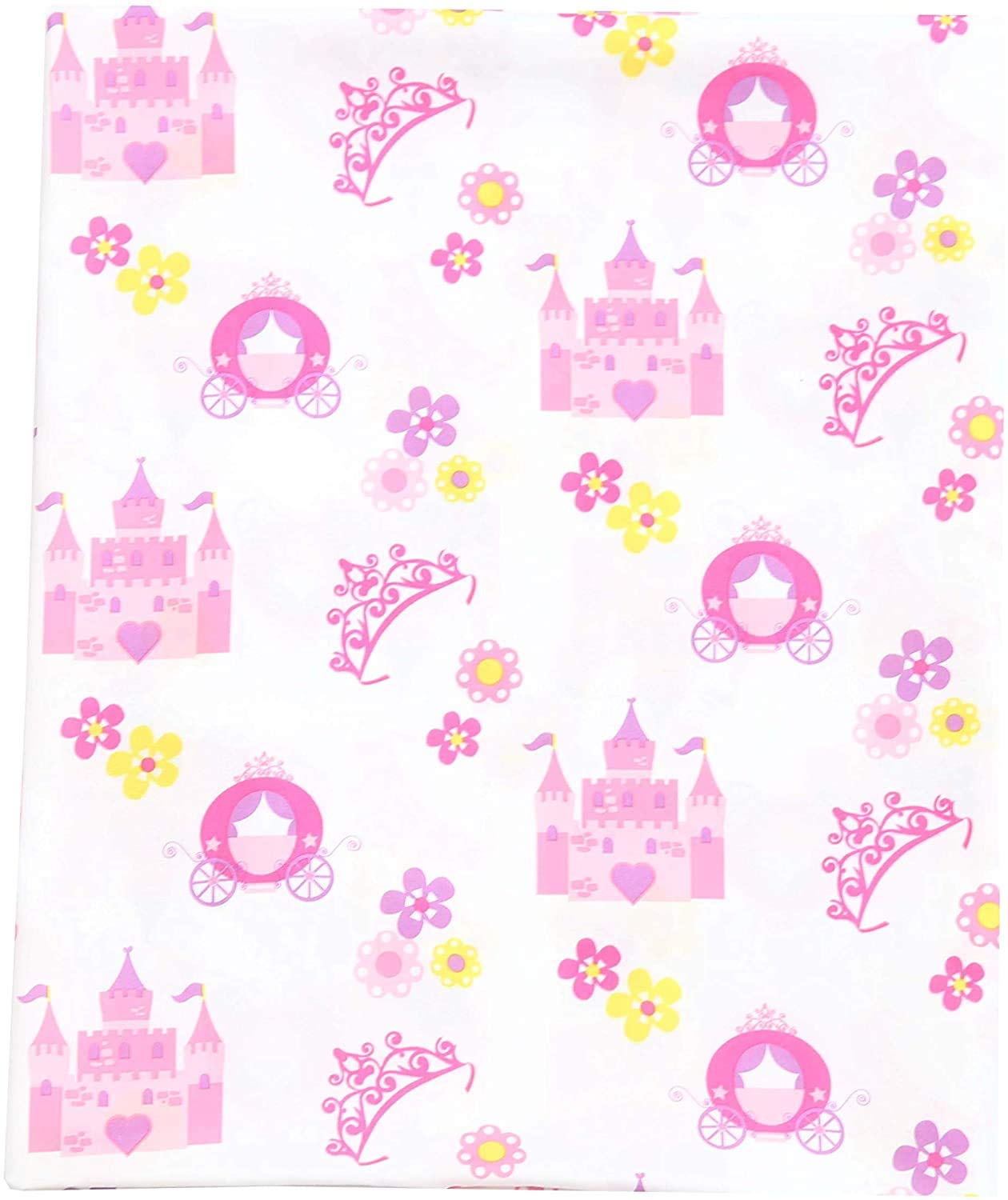EVERYDAY KIDS Princess Storyland closeup fabric texture communicates durability for everyday use.