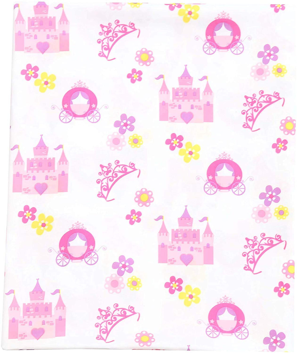 EVERYDAY KIDS Princess Storyland closeup fabric texture communicates durability for everyday use.
