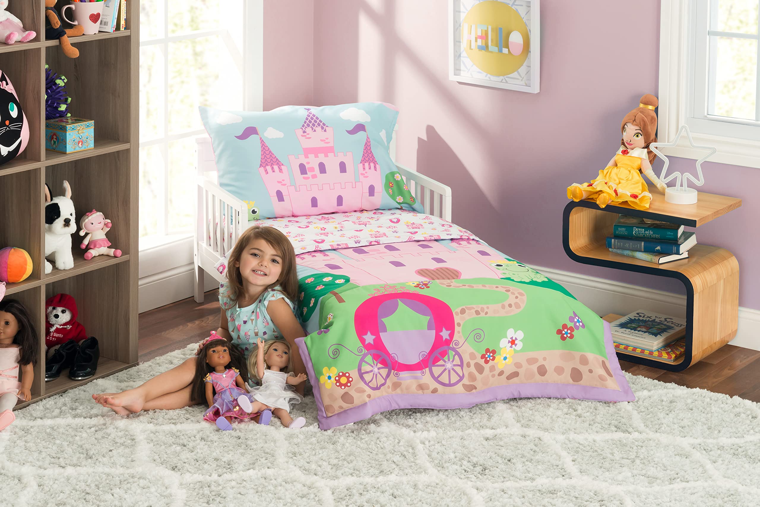 EVERYDAY KIDS Princess Storyland pattern collection shows bold colors on soft fabric.