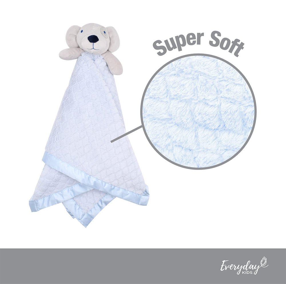 EVERYDAY KIDS 30-inch security blanket ideal for tummy time snuggles