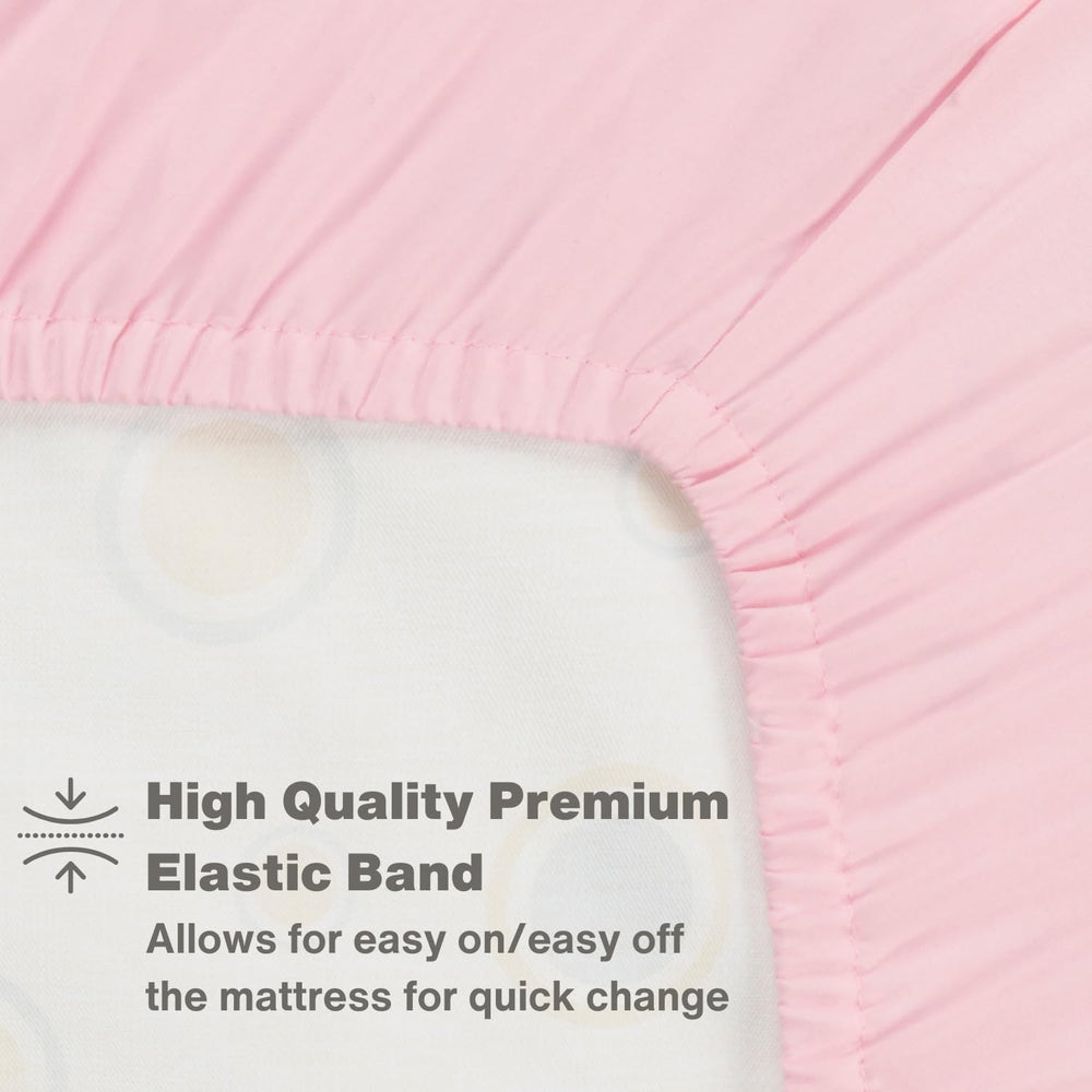 Everyday Kids Sweet Owls Pink sheet is ready to roll into nightly routines.