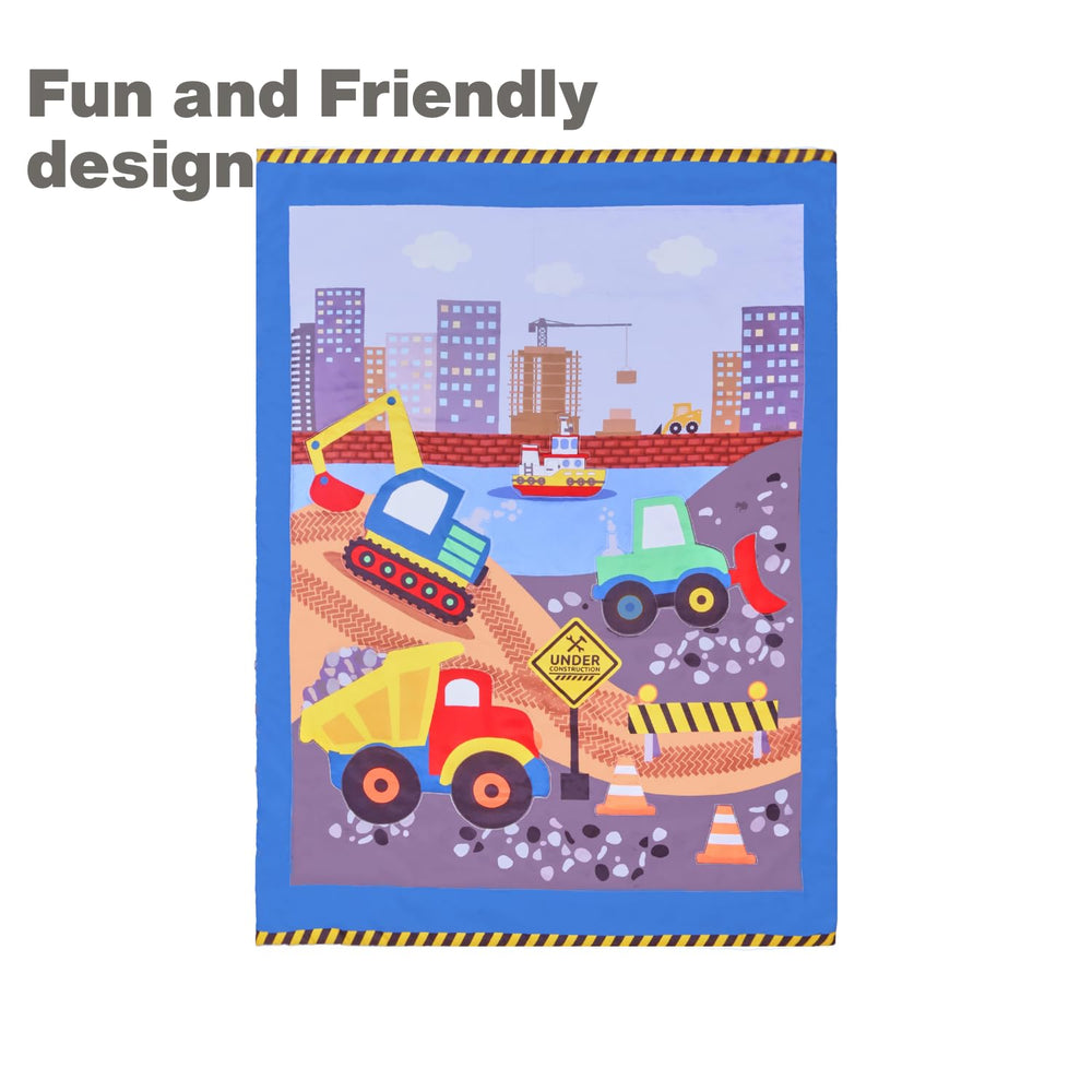 Everyday Kids toddler bedtime scene conveys calm, conducive to winding down after a busy day.