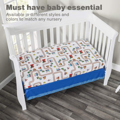 Everyday Kids two-pack crib sheets close-up fabric – soft microfiber for cozy nights