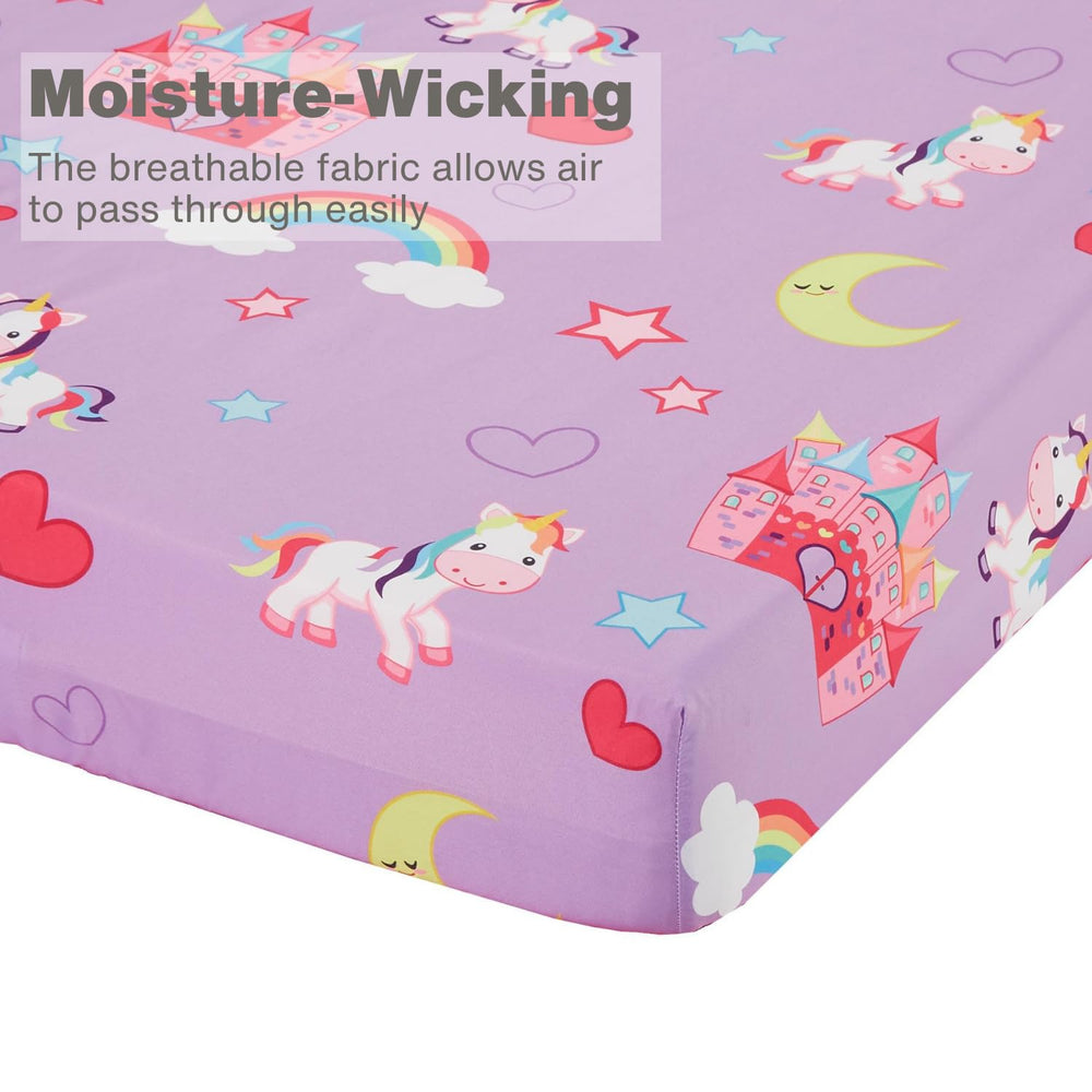 Everyday Kids Unicorn Dreams colorways showcase vibrant patterns for playful nurseries.