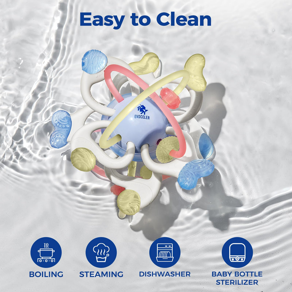 Evoceler one-piece design minimizes dirt buildup and simplifies cleaning