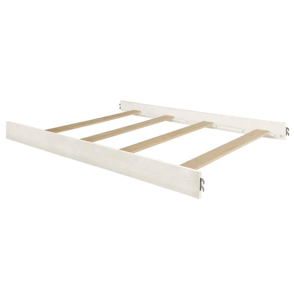 evolur full-size bed rails assembly process for quick crib-to-bed transition