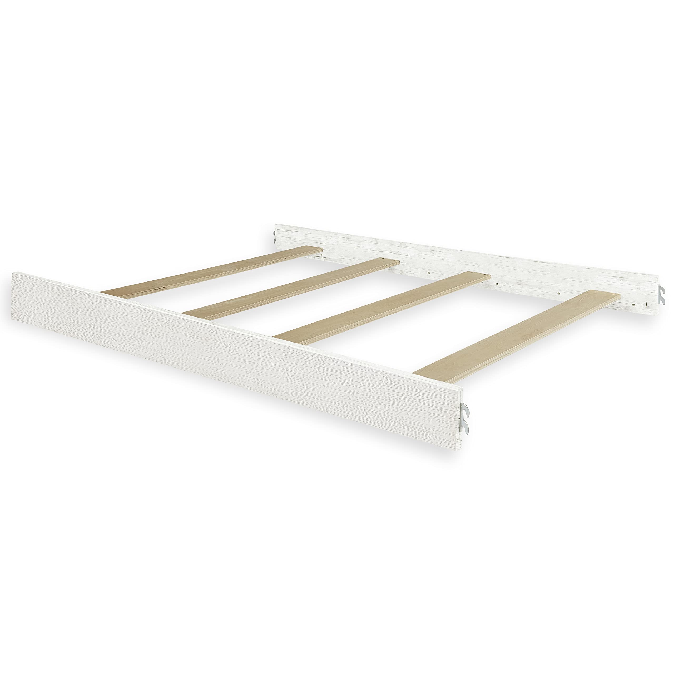 Evolur bed rails compatibility demonstrates fit with multiple Evolur cribs.