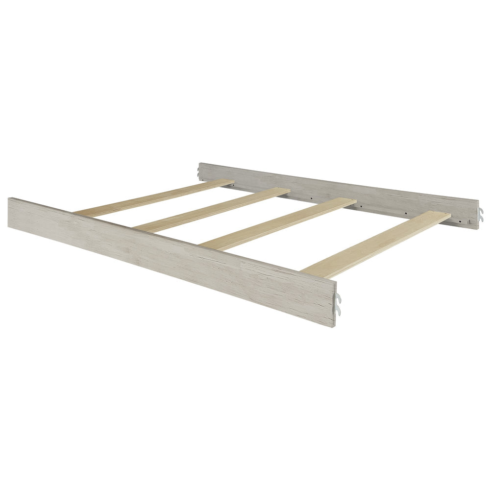 Evolur universal convertible crib bed rail antique grey mist ready for full size conversion
