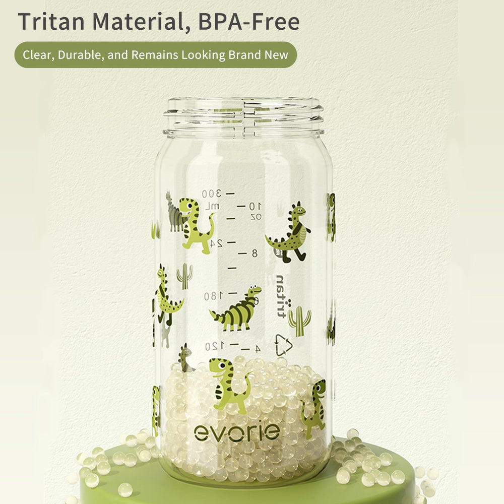 Evorie BPA-free phthalate-free Tritan material emphasizes safety and clarity