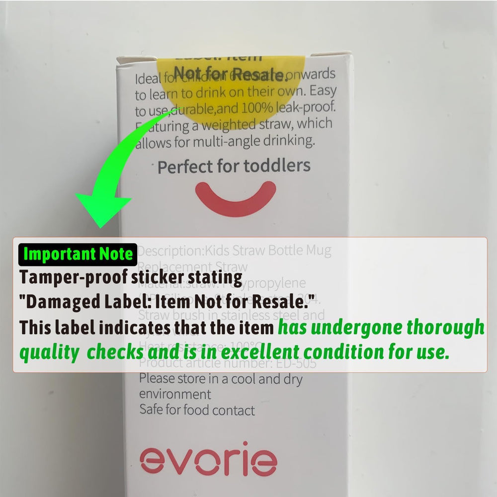 Evorie BPA-free Tritan material emphasizes safe, durable toddler hydration