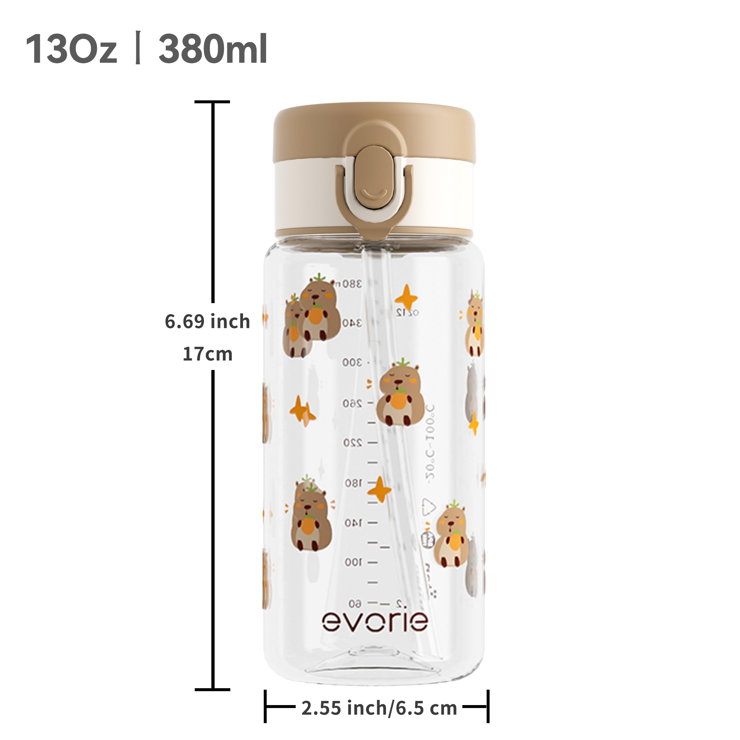 Evorie Tritan bottle demonstrates independent drinking in everyday use.