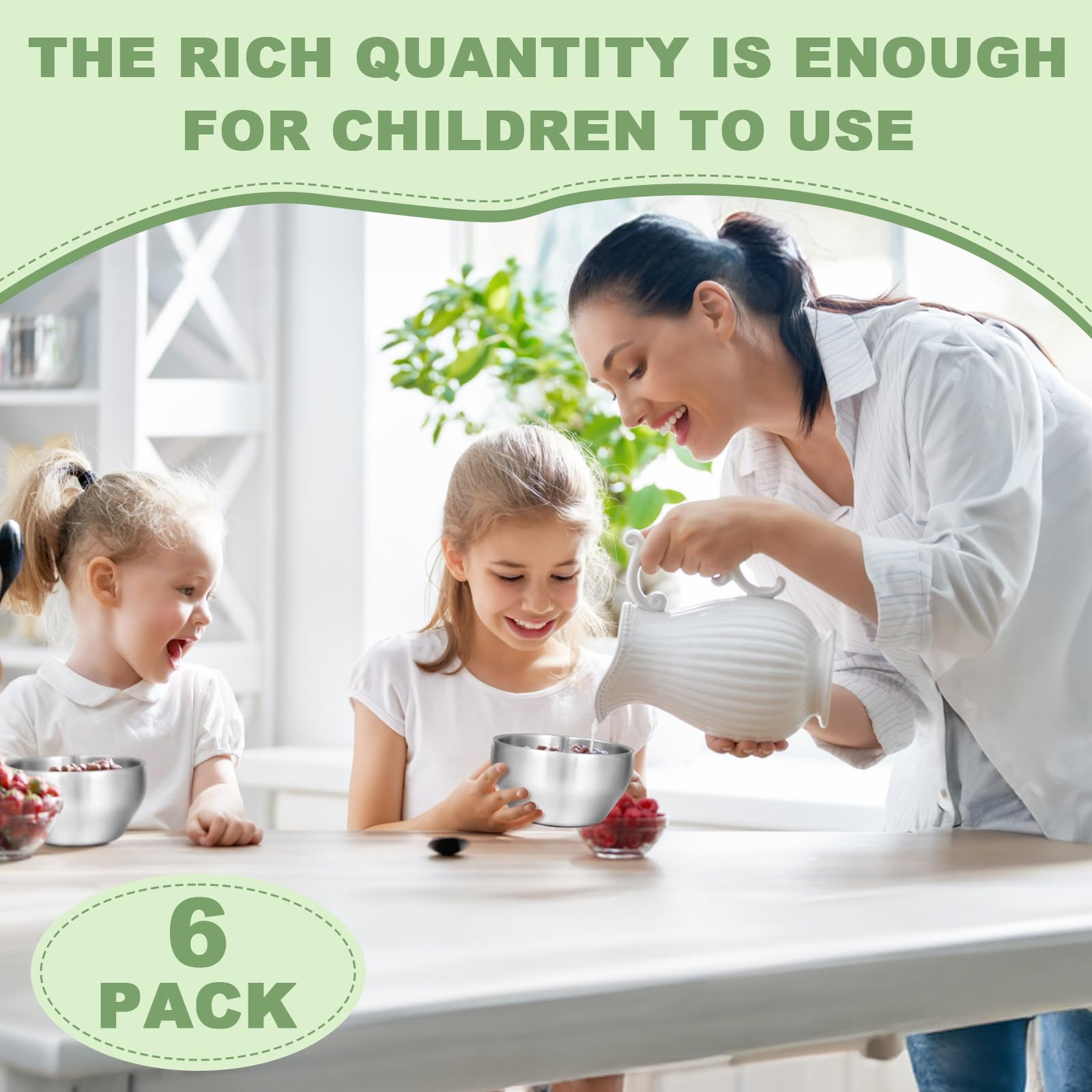 EWFEN SUS304 dishwasher-safe-baby-bowls simplify cleanup after family meals.