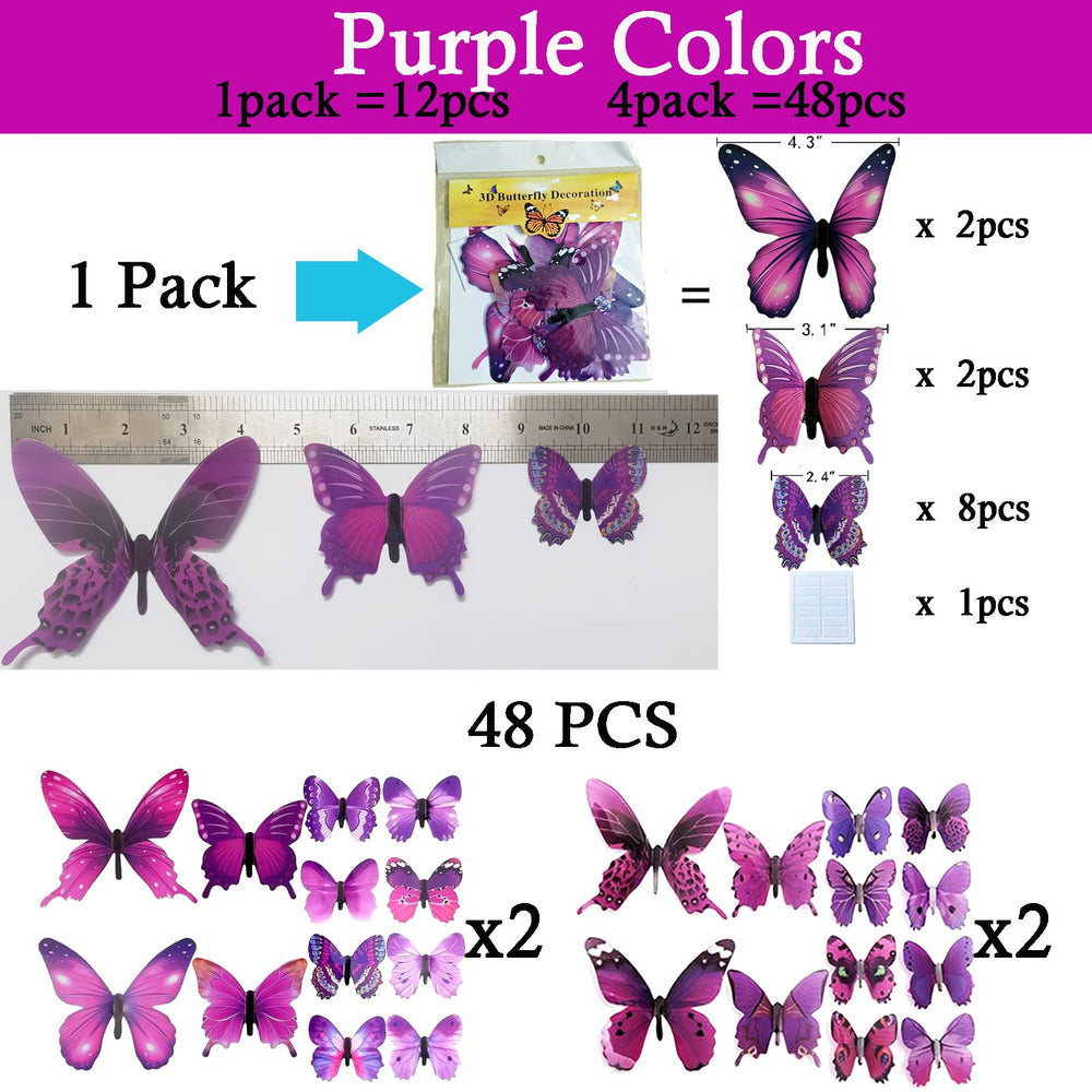 Ewong butterfly decals added to nursery wall for cheerful accents