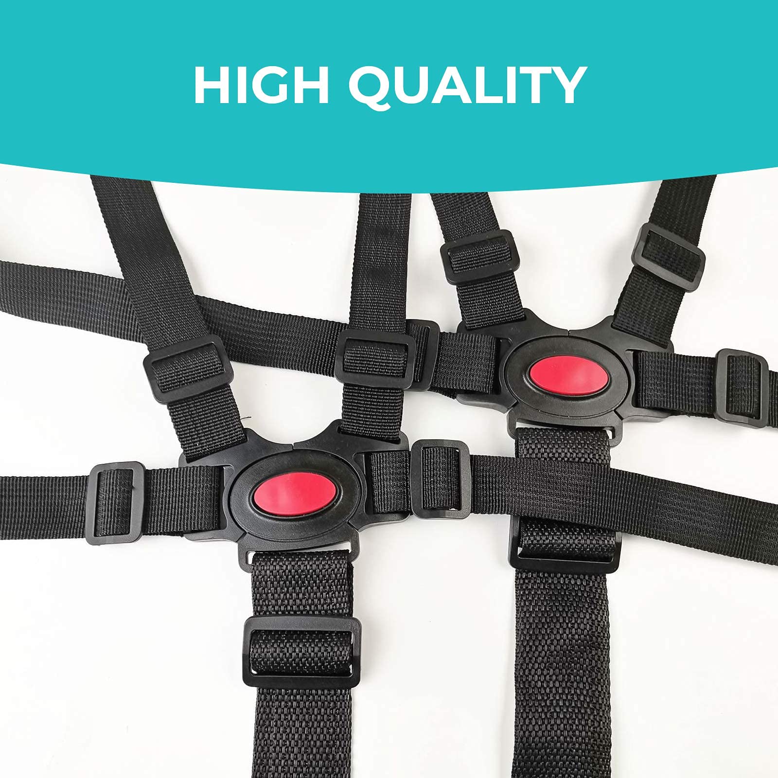 EWUHRY 5 Point Harness durable-nylon-material emphasizes durability and everyday safety