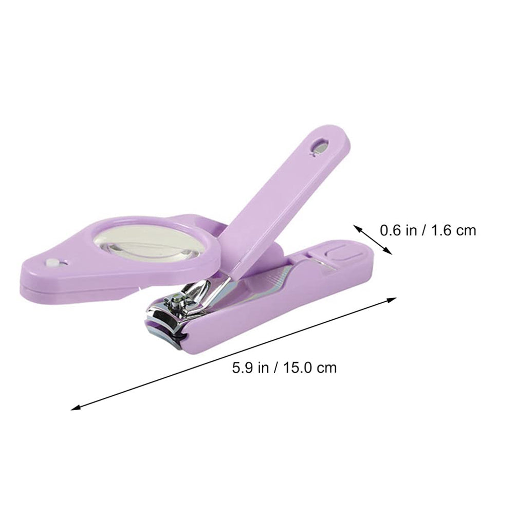 EXCEART nail clippers close-up showing sharp stainless blades for salon-like trims.