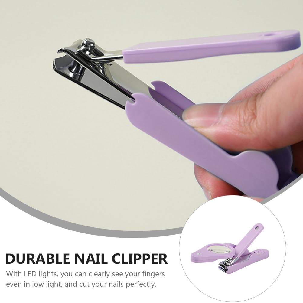 EXCEART magnifier-adjusted view aids safe nail trimming for elderly or pets.