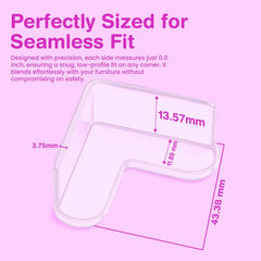 EXCOLIT transparent corner guards protect furniture edges in busy homes.