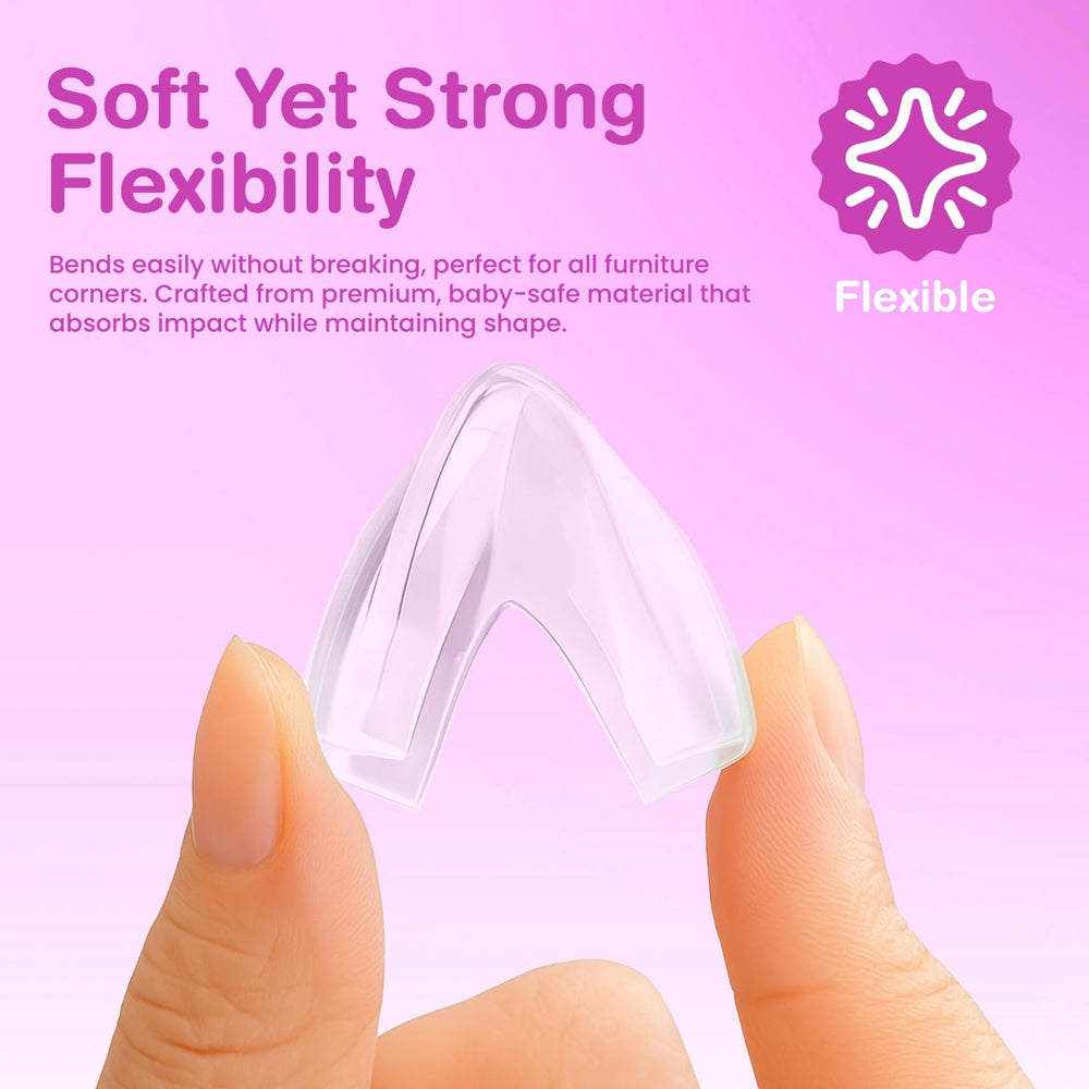 EXCOLIT easy-install corner covers attach quickly without tools.