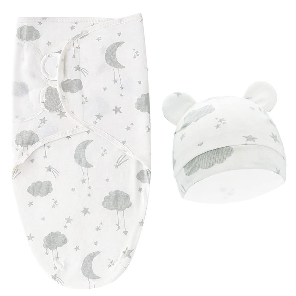 Exemaba baby swaddle sleep sack smile encourages secure, soothing rest for baby.