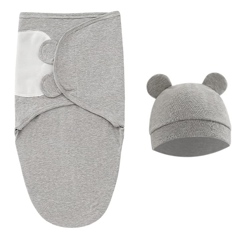 Exemaba star-pattern swaddle wrap supports gentle containment for peaceful newborn sleep.