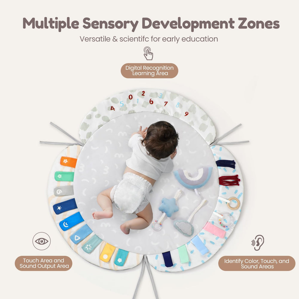 EXIN DECHEN detachable toys encourage reaching and grabbing during play