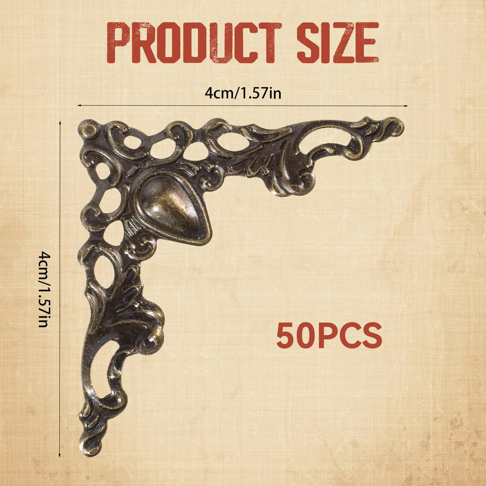 Exircy corner protector bronze install shows pre drilled holes and screws for quick mounting