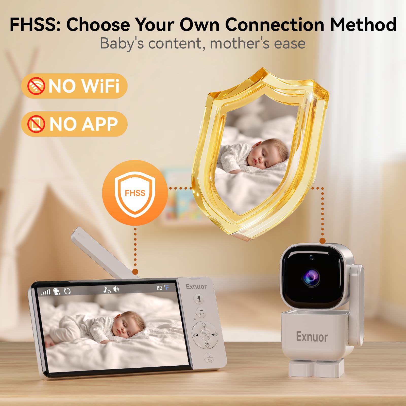 Exnuor smart tracking and 4x zoom capture every moment from across the room.