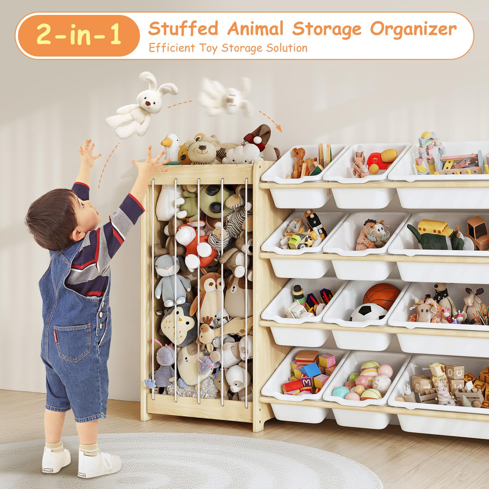 EXPERLAM removable bins demonstrate quick cleanup and flexible sorting options