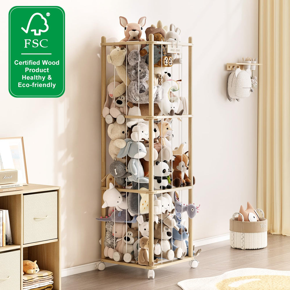 EXPERLAM natural pine wood offers a sturdy, paint-free storage solution.